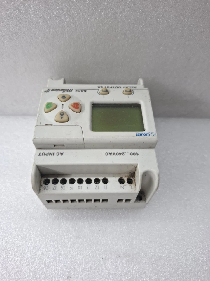 CROUZET MILLENIUM II SA12 RELAY OUTPUT 8A USED